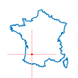 Carte du chef-lieu d'arrondissement d'Houeillès