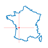 Carte du chef-lieu d'arrondissement de Jarnac