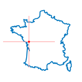 Carte du chef-lieu d'arrondissement de L'Hermenault