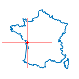 Carte du chef-lieu d'arrondissement de La Jarrie