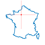 Carte de La Madeleine-de-Nonancourt