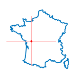 Carte du chef-lieu d'arrondissement de La Mothe-Saint-Héray