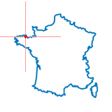 Carte du chef-lieu d'arrondissement de La Roche-Derrien