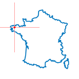 Carte du chef-lieu d'arrondissement de Landivisiau