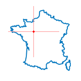 Carte du chef-lieu d'arrondissement du Mans-Sud-Est