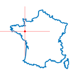 Carte du chef-lieu d'arrondissement du Sel-de-Bretagne