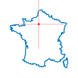 Carte du chef-lieu d'arrondissement de Mantes-la-Jolie