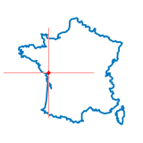 Carte du chef-lieu d'arrondissement de Mareuil-sur-Lay-Dissais