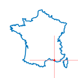 Carte du chef-lieu d'arrondissement de Marseille-Le Camas