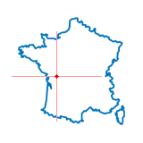 Carte du chef-lieu d'arrondissement de Melle