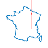 Carte de Minaucourt-le-Mesnil-lès-Hurlus