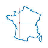 Carte du chef-lieu d'arrondissement de Moncontour
