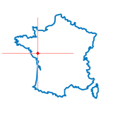 Carte du chef-lieu d'arrondissement de Montaigu