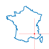 Carte de Montauban-sur-l'Ouvèze