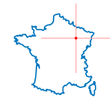 Carte du chef-lieu d'arrondissement de Montiers-sur-Saulx