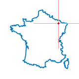 Carte du chef-lieu d'arrondissement de Montigny-lès-Metz