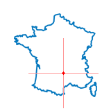 Carte du chef-lieu d'arrondissement de Nasbinals