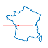 Carte du chef-lieu d'arrondissement de Niort