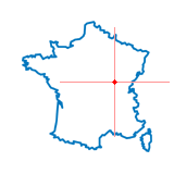 Carte du chef-lieu d'arrondissement de Nolay