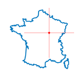 Carte du chef-lieu d'arrondissement de Noyers