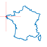 Carte du chef-lieu d'arrondissement d'Ouessant