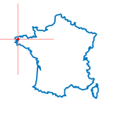 Carte du chef-lieu d'arrondissement de Plabennec