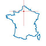 Carte du chef-lieu d'arrondissement de Poix-de-Picardie