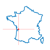Carte du chef-lieu d'arrondissement de Pons