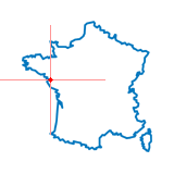 Carte du chef-lieu d'arrondissement de Pornic