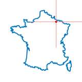 Carte de Pouilly-sur-Meuse