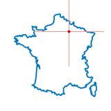 Carte du chef-lieu d'arrondissement de Reims  6e  Canton