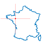 Carte du chef-lieu d'arrondissement de Retiers