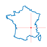 Carte du chef-lieu d'arrondissement de Rive-de-Gier