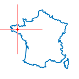 Carte du chef-lieu d'arrondissement de Rostrenen