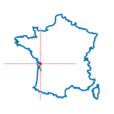 Carte du chef-lieu d'arrondissement de Saint-Agnant