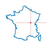 Carte de Saint-Bérain-sur-Dheune