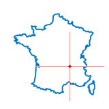 Carte du chef-lieu d'arrondissement de Saint-Didier-en-Velay