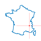 Carte de Saint-Georges-de-Commiers