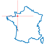 Carte de Saint-Germain-de-Tallevende-la-Lande-Vaumont