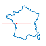 Carte du chef-lieu d'arrondissement de Saint-Hilaire-des-Loges