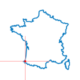 Carte du chef-lieu d'arrondissement de Saint-Jean-de-Luz