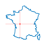 Carte de Saint-Laurent-de-Jourdes