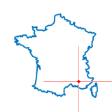 Carte de Saint-Martin-de-Castillon