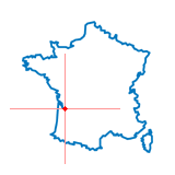 Carte de Saint-Martin-Lacaussade