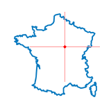 Carte de Sainte-Colombe-sur-Loing