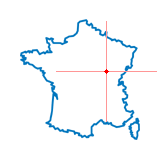 Carte de Sainte-Marie-sur-Ouche