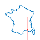 Carte du chef-lieu d'arrondissement de Salon-de-Provence