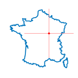 Carte de Sauvigny-le-Beuréal