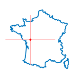 Carte du chef-lieu d'arrondissement de Secondigny
