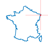 Carte du chef-lieu d'arrondissement de Seltz